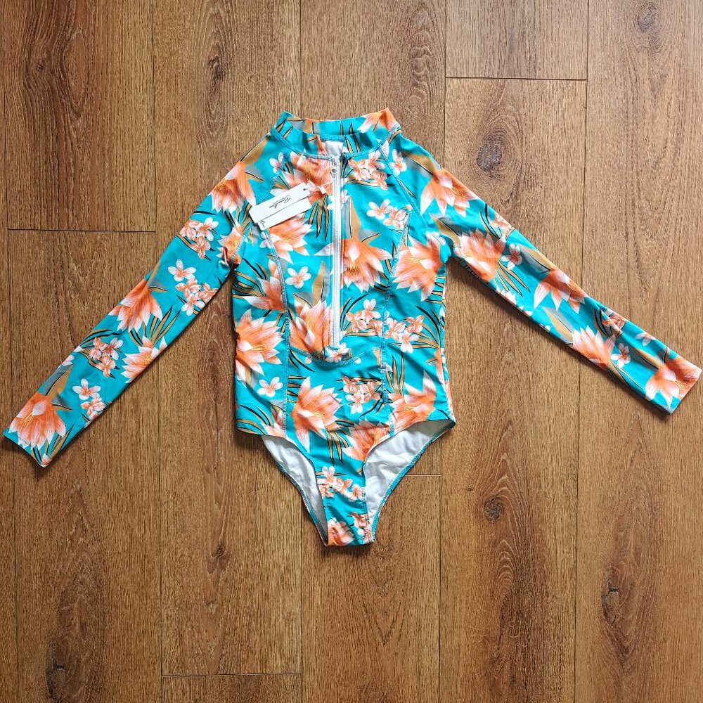 Brazilian Bikini Long Sleeve Swimsuit NEW, Size Small